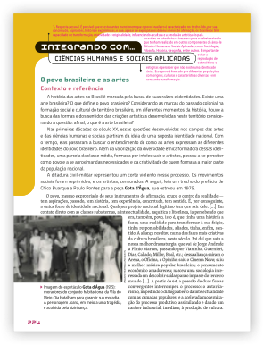 Reprodução de página do livro contendo a seção interagindo com..