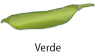 Ilustração de uma vagem de ervilha verde e lisa.