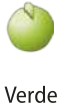 Ilustração de um grão de ervilha verde lisa.