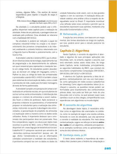 Reprodução da página 285 do livro.
