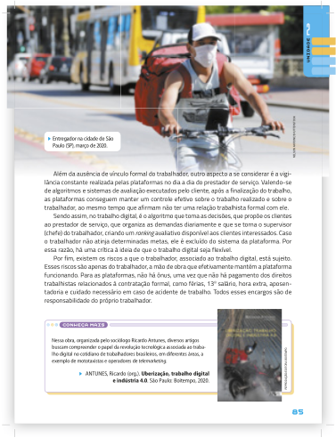 Reprodução de página do livro contendo o boxe Conheça mais.