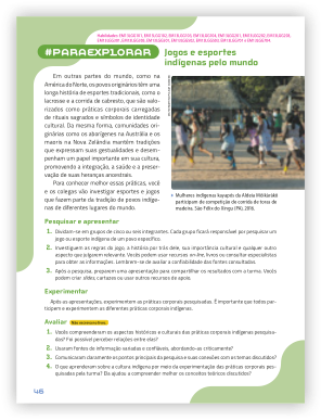 Reprodução de página do livro contendo a seção nós na prática.