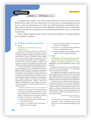 Reprodução de página do livro contendo a seção 'Repaso'.