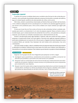 Reprodução de página do livro contendo a seção saiba mais.