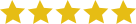 Ilustração de cinco estrelas amarelas.
