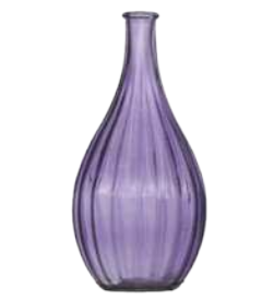 Imagem de um vaso com corpo largo e pescoço fino.