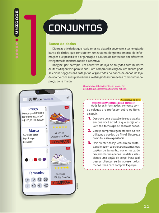 Reprodução de página do livro contendo a Abertura de Unidade.