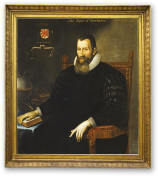 Imagem de quadro com pintura de um homem sentado, com uma das mãos sobre um livro. Ele usa uma túnica e tem uma barba longa.