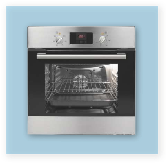 Fotografia de um forno elétrico.