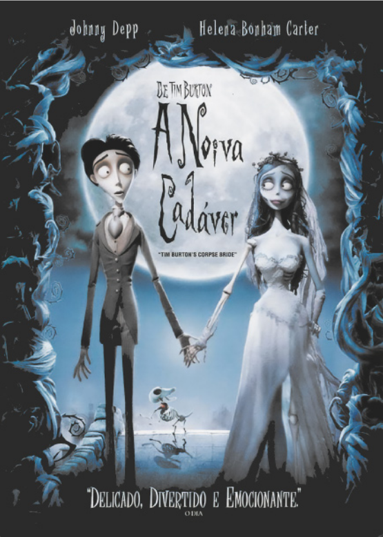 Cartaz do filme 'A Noiva Cadáver'.