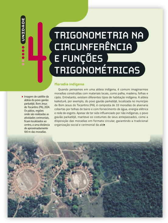 Reprodução de página do livro contendo a Abertura de Unidade.