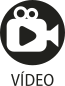 Ícone do objeto digital vídeo, representado por uma filmadora e o nome vídeo escrito embaixo.