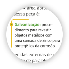 Reprodução da seção vocabulário.