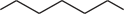 Imagem de uma linha em zigue-zague representando um fórmula molecular simplificada de molécula com 7 carbonos lineares, ligados entre si por ligações simples.