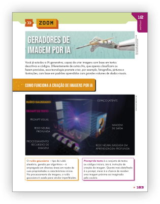 Reprodução de página do livro contendo a seção Zoom.