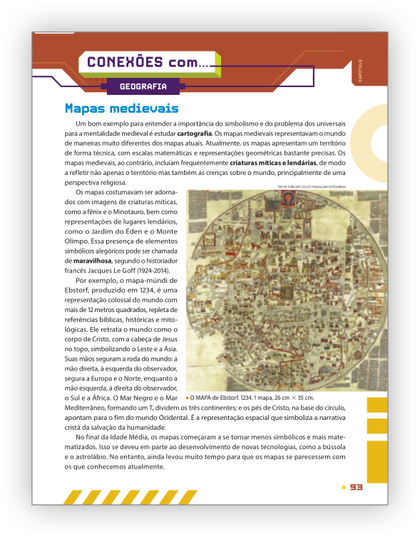 Reprodução de página do livro contendo a seção conexões com...
