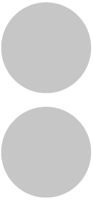 Ilustração de duas sombras circulares claras alinhadas verticalmente.