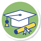 Imagem de um diploma.