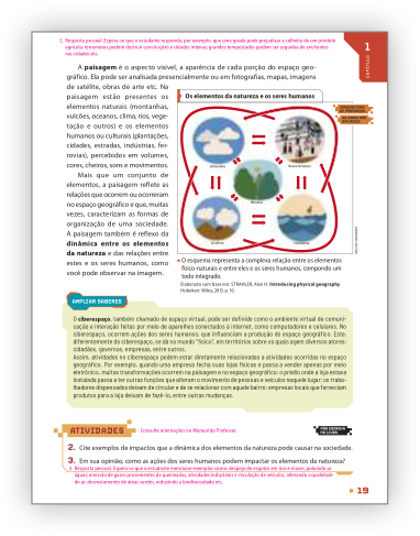Reprodução de página do livro contendo o boxe ampliar saberes.