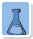 Imagem de béquer de laboratório.