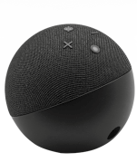 Fotografia de um assistente virtual com o formato de uma esfera.