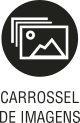 Ícone do objeto digital carrossel de imagens, representado por imagens e o nome carrossel de imagens escrito embaixo.