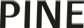Imagem da escultura com as letras P, I, N e E, vista de frente. As letras são separadas entre si.