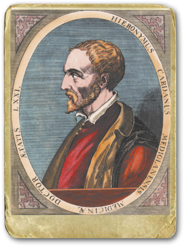 Pintura do busto de um homem. Ele possui barba e cabelos ruivos e está olhando para esquerda.