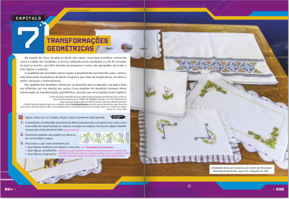 Reprodução de páginas do livro contendo a abertura do capítulo.