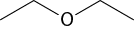 Estrutura química formada por símbolos de elementos químicos e linhas. No centro há um elemento O. À direita e à esquerda dele há duas linhas conectadas em forma de letra V invertida.