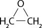 Estrutura química formada por símbolos de elementos químicos e linhas em formato triangular. No vértice de cima há um elemento O ligado a um grupo C H índice 2 a direita e outro grupo H índice 2 C à esquerda.