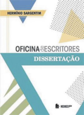 Capa do livro 'Oficina de escritores: dissertação'.