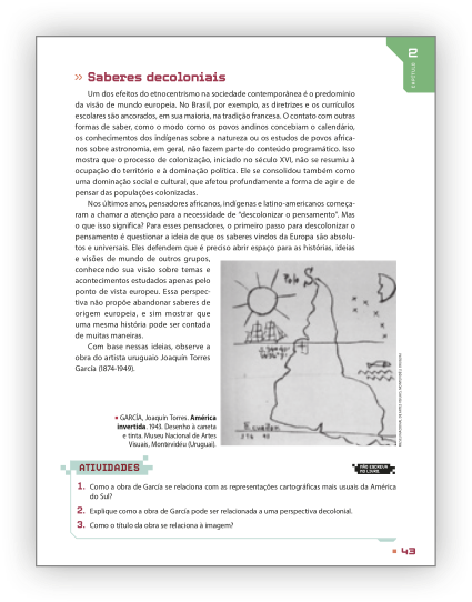 Reprodução de página do livro contendo a seção atividades.