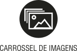 Ícone do objeto digital carrossel de imagens, representado por imagens e o nome carrossel de imagens escrito embaixo.