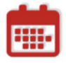 Ícone de calendário.