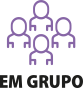 Ícone atividade em grupo.