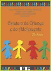 Capa de livro com recortes coloridos em forma de crianças de mãos dadas.