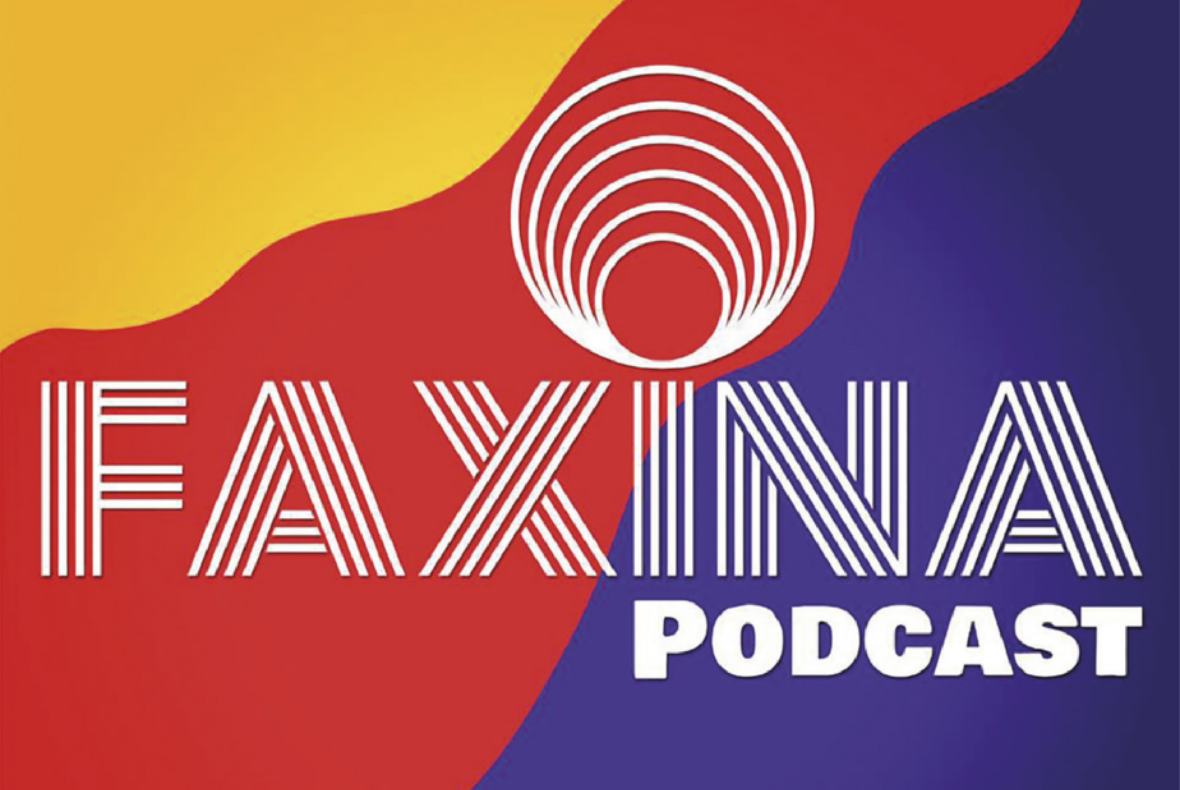 Publicidade de 'Faxina podcast'.